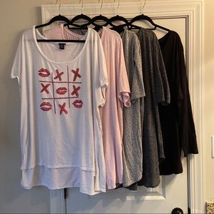 Bundle of 3X and 4X T-shirts